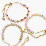 Pulsos Ajustable Ojo Turco Chapa de Oro 215