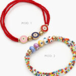 Pulso Elástico Ojo Turco Chapa de Oro 279