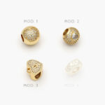 Dije Corazón Chapa de Oro 50