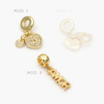 Dije Corazón Chapa de Oro 55