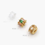 Separador Zirconias Chapa de Oro 81