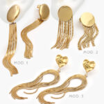 Aretes Colgante Acero Inoxidable 148