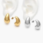 Aretes Gota Acero Inoxidable 154