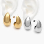 Aretes Gota Acero Inoxidable 155