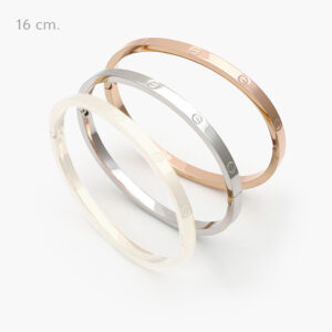 Brazalete Acero Inoxidable Tornillo 4mm. 0511