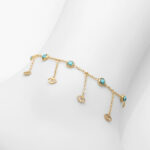 Tobillera Ojo Turco Acero Inoxidable 43