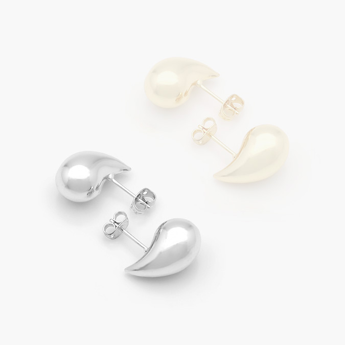 CA1-0362 Aretes Lágrima Chapa de Oro Gota 18 mm. 0615 - Image 1