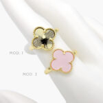 Anillo Flor Chapa de Oro 1137