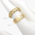 Anillo Chapa de Oro 1161