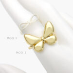 Anillo Moño Chapa de Oro 1166