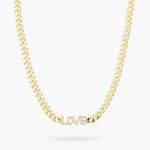 Choker LOVE Chapa de Oro 627