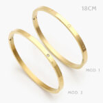 Brazalete Acero Inoxidable Tornillo 18CM.