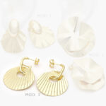 Aretes Lisos Chapa de Oro 606