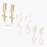 Hoops Chapa de Oro Zirconia 857