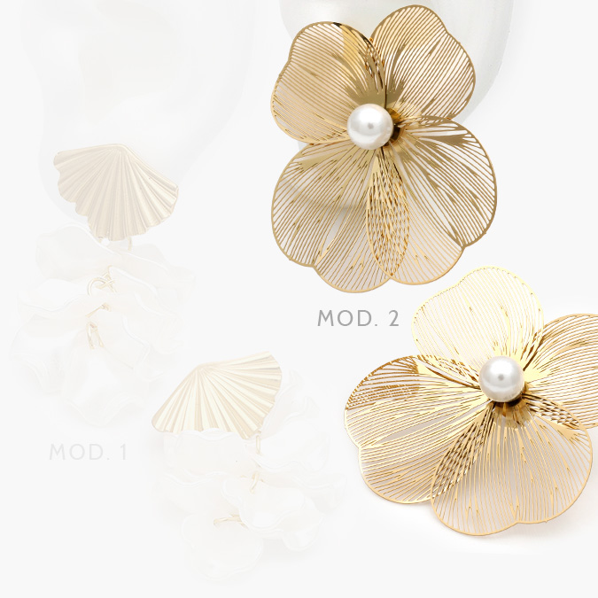 marcax6 Aretes Perla Acero Inoxidable 151 - Image 1