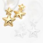 Aretes Estrellas Acero Inoxidable 160