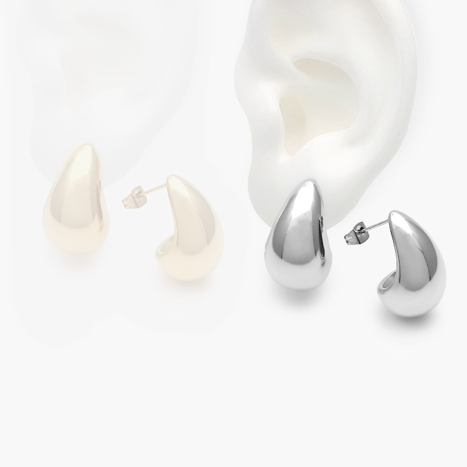 mmarca60 Aretes Gota Acero Inoxidable 154 - Image 1