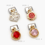 Charm Zirconia Acero Inoxidable Grupo 139