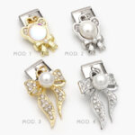 Charm Moño Perla Acero Inoxidable Grupo 148