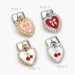 Charm Corazón Esmalte Acero Inoxidable Grupo 151