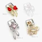 Charm  Moños Acero Inoxidable Grupo 158