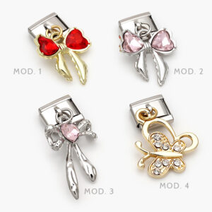 Charm Moños Acero Inoxidable Grupo 158
