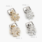 Charm Flor Acero Inoxidable Grupo 161