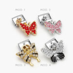 Charm Mariposa Acero Inoxidable Grupo 170