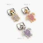 Charm Tortuga Acero Inoxidable Grupo 198