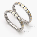 Brazalete Corazones Acero Inoxidable Nomination 8