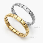 Brazalete Corazones Acero Inoxidable Nomination 9