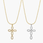 Collar Cruz Chapa de Oro 290