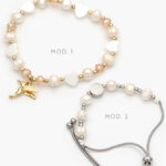 Pulso Religioso Perlas Chapa de Oro 292