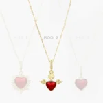 Collar Corazón Chapa de Oro 577 - Modelo 1