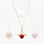 Collar Corazón Chapa de Oro 577