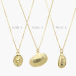 Collar Concha Chapa de Oro 581