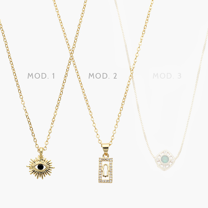 CTD0586-1 Collar Turco Chapa de Oro 586 - Image 1