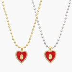 Collar Virgen Guadalupe Corazón Chapa de Oro 592