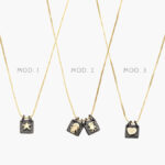 Collar Escapularios Chapa de Oro 621