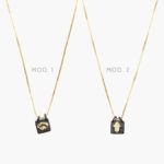 Collar Escapulario Chapa de Oro 622