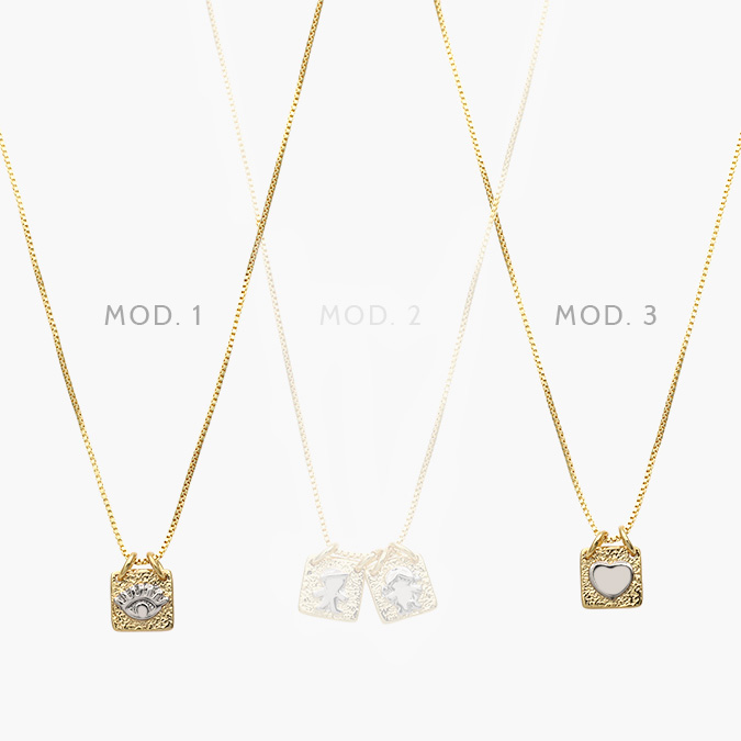 CTD0623-1 Collar Escapularios Chapa de Oro 623 - Image 1