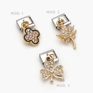 Charm Flor Acero Inoxidable Grupo 166