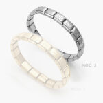 Brazalete Corazones Acero Inoxidable Nomination 9