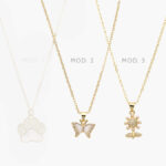 Collar Naturaleza Perlas Chapa de Oro 582