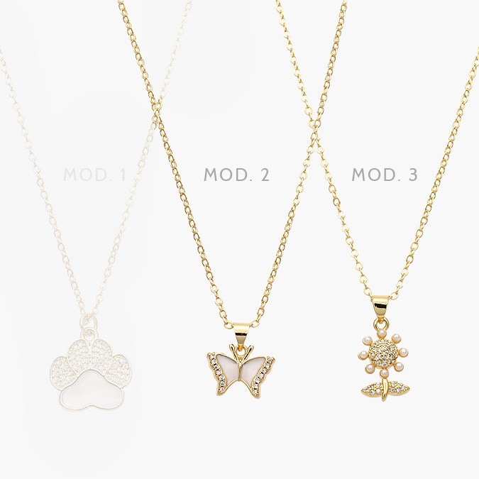 mmarca106 Collar Naturaleza Perlas Chapa de Oro 582 - Image 1