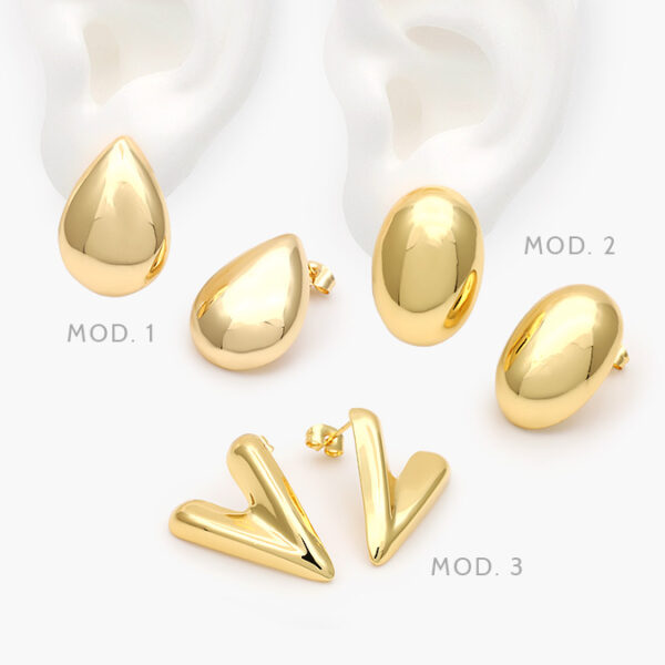 Aretes Acero Inoxidable 171 - Image 1