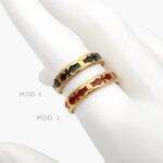 Anillo Esmalte Acero Inoxidable 438