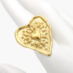 Anillo Chunky Corazón Acero Inoxidable 487