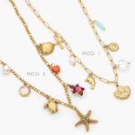 Collar Figuras Mar Acero Inoxidable 515