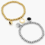 Pulso Bolitas Números Romanos Acero Inoxidable 625